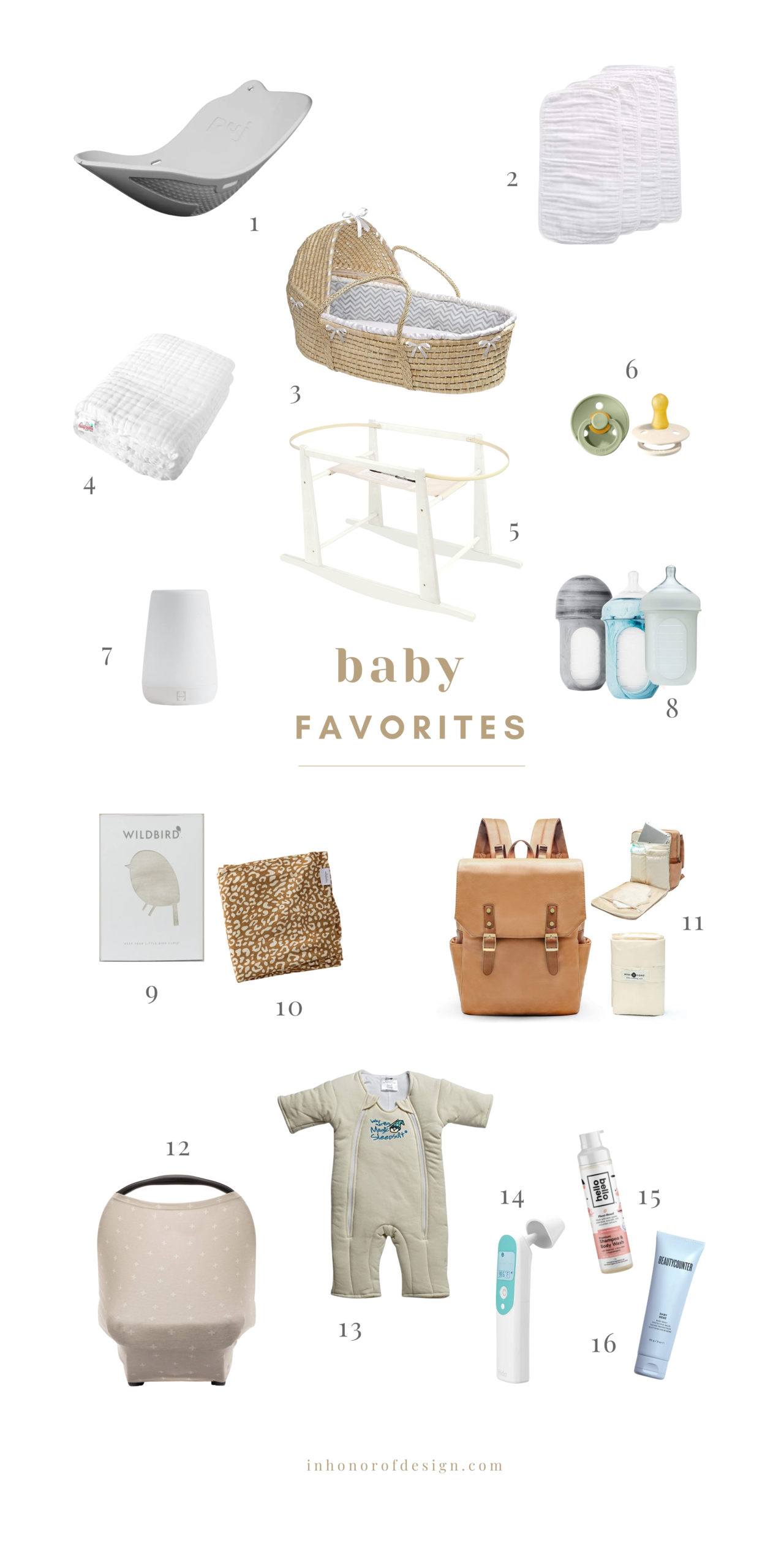 List needed best sale for new baby