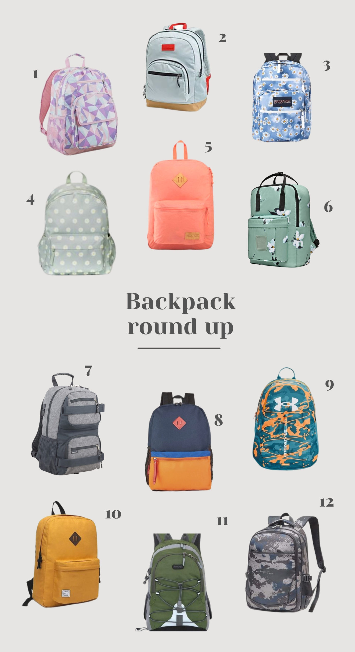 back to school backpacks
