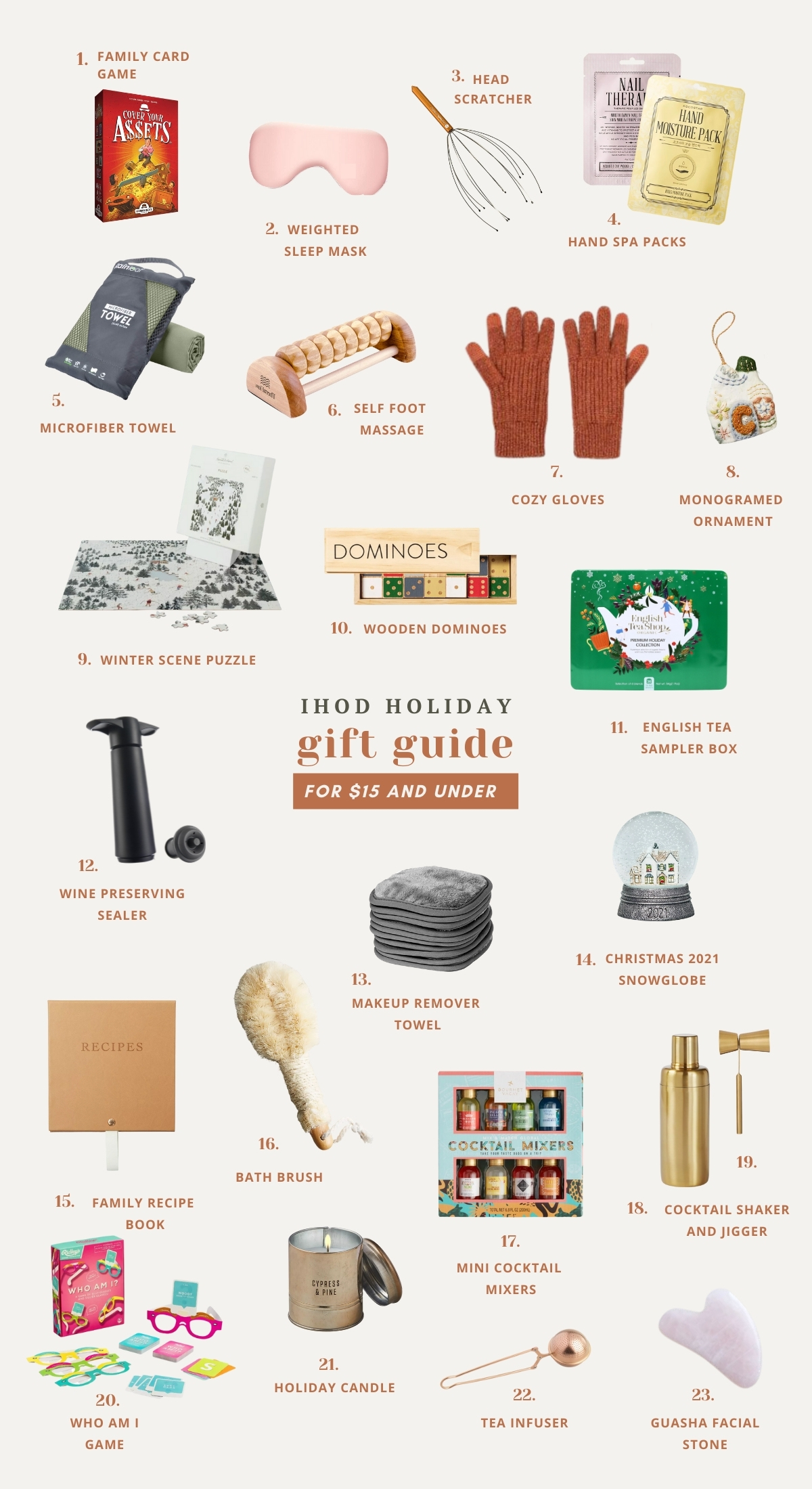 Holiday Gift Guide: $15 and Under - In Honor Of Design