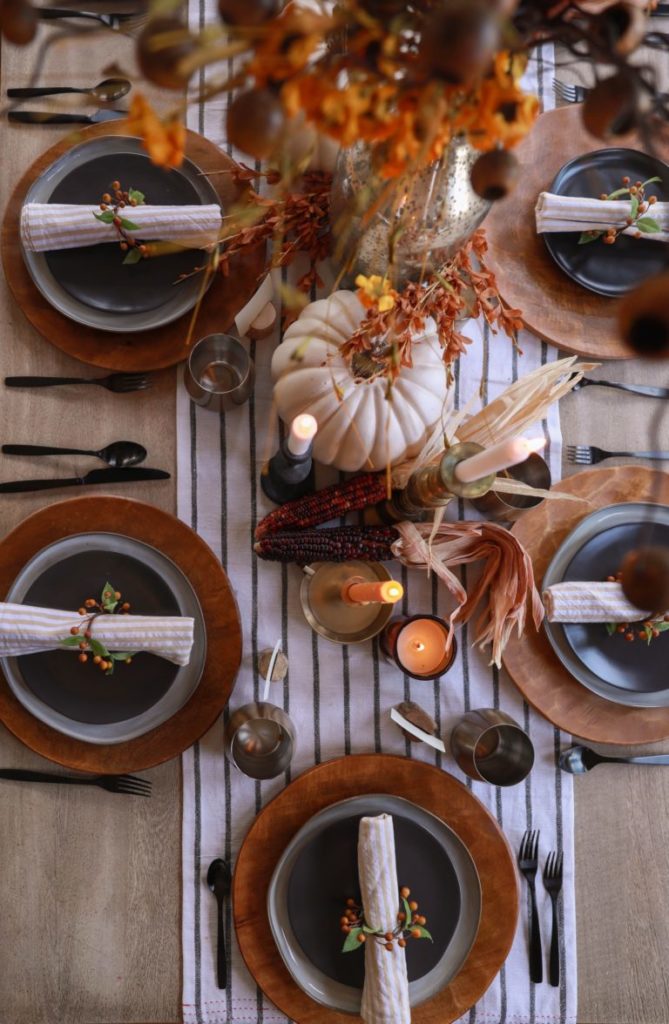 Thanksgiving Table Decor Ideas - In Honor Of Design