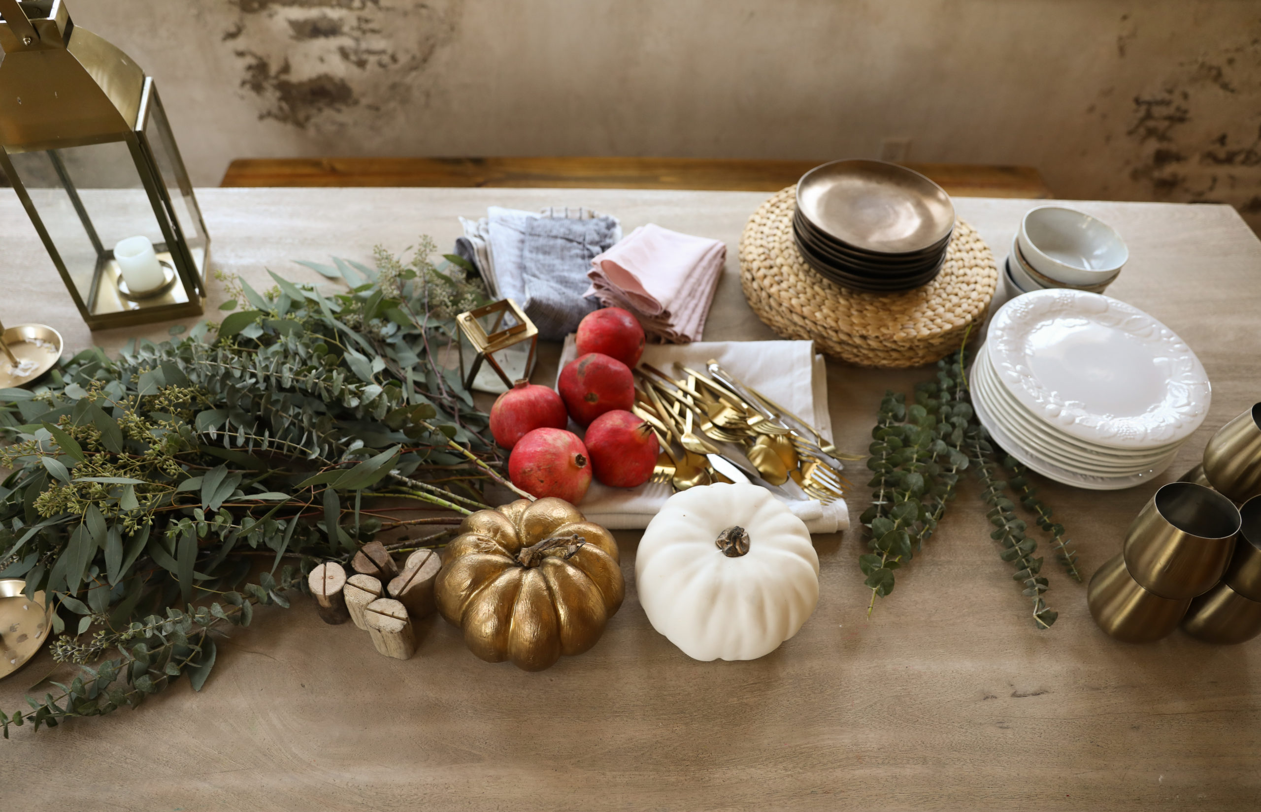 Thanksgiving Table Decor Ideas - In Honor Of Design