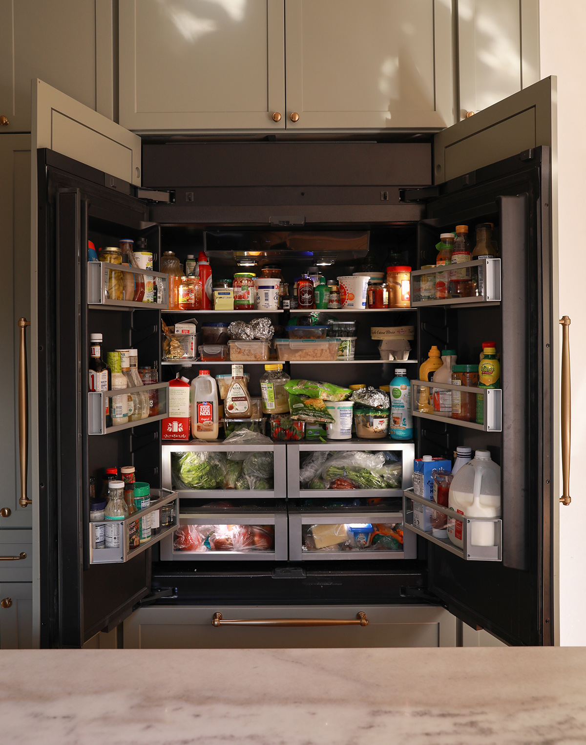 counter depth fridge - integrated fridge - Jenn Air