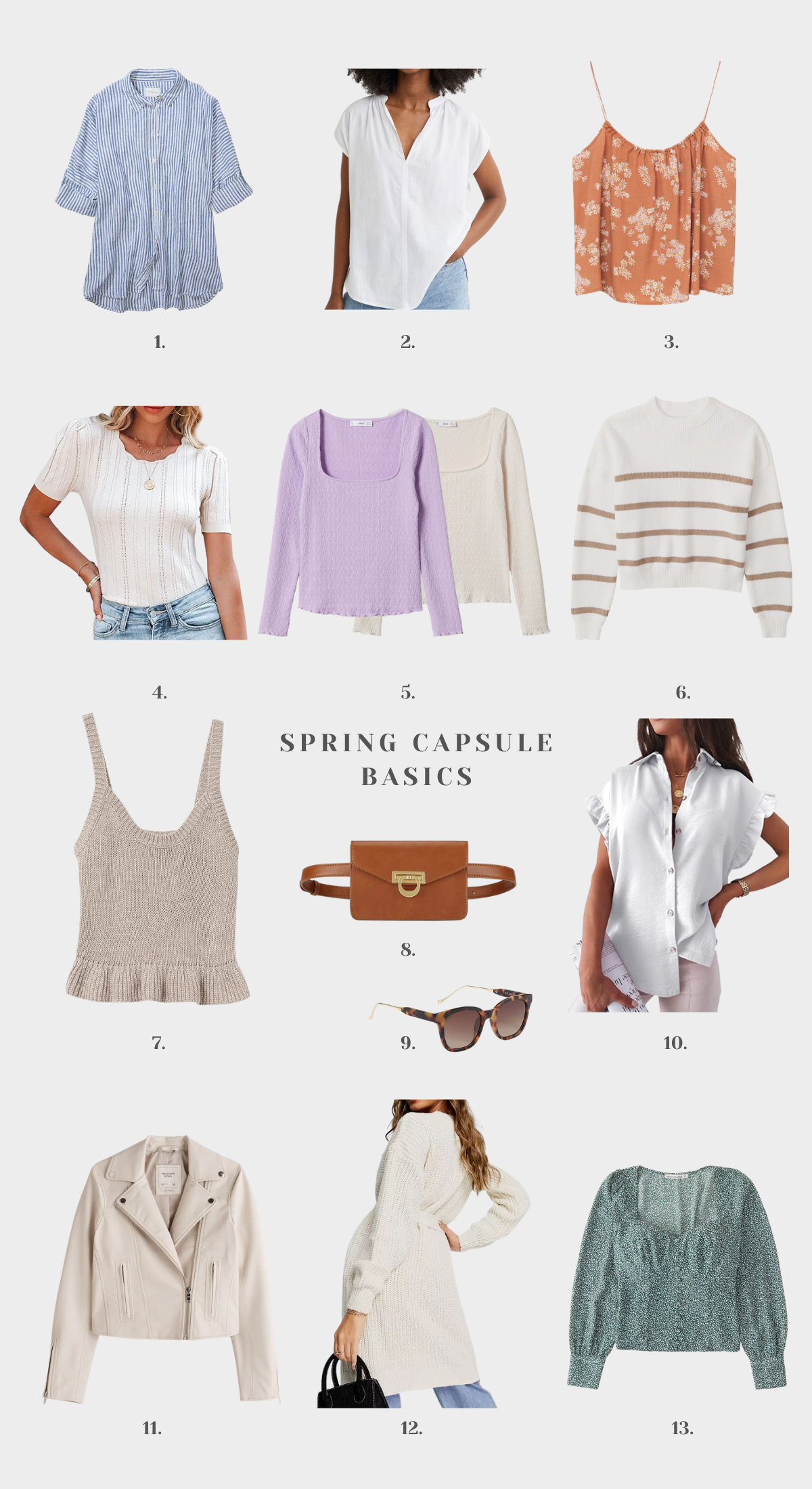 spring capsule wardrobe