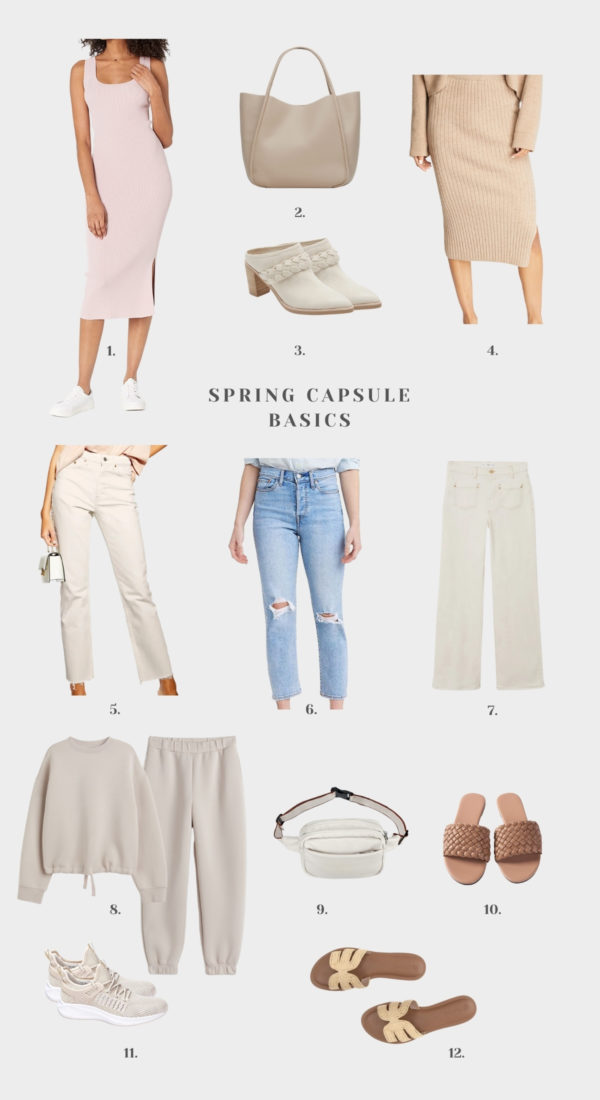 Spring Capsule Wardrobe Basics + The Looks I Wore - In Honor Of Design