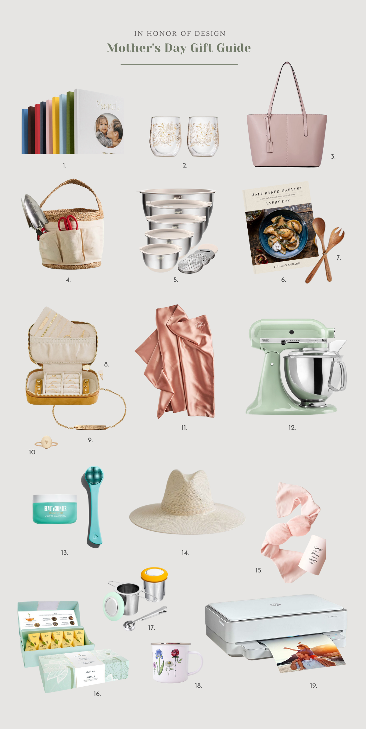 Mother's Day Gift Guide 2022 - In Honor Of Design