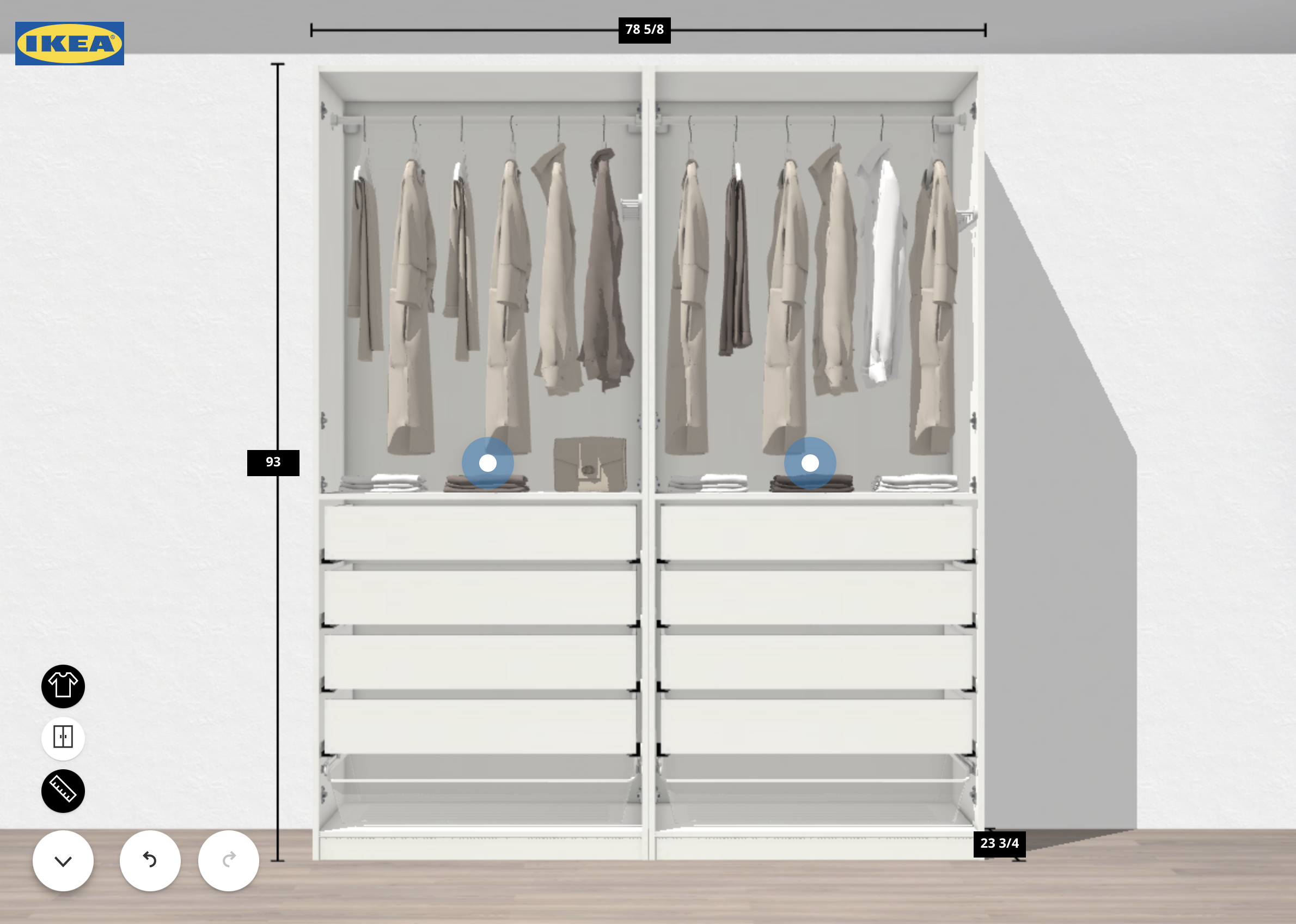 Ikea deals wardrobe design