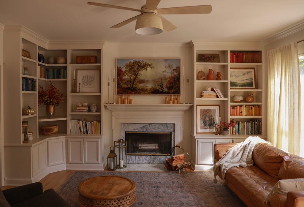 How To Add Crown Molding To Built-in Bookshelves - In Honor Of Design