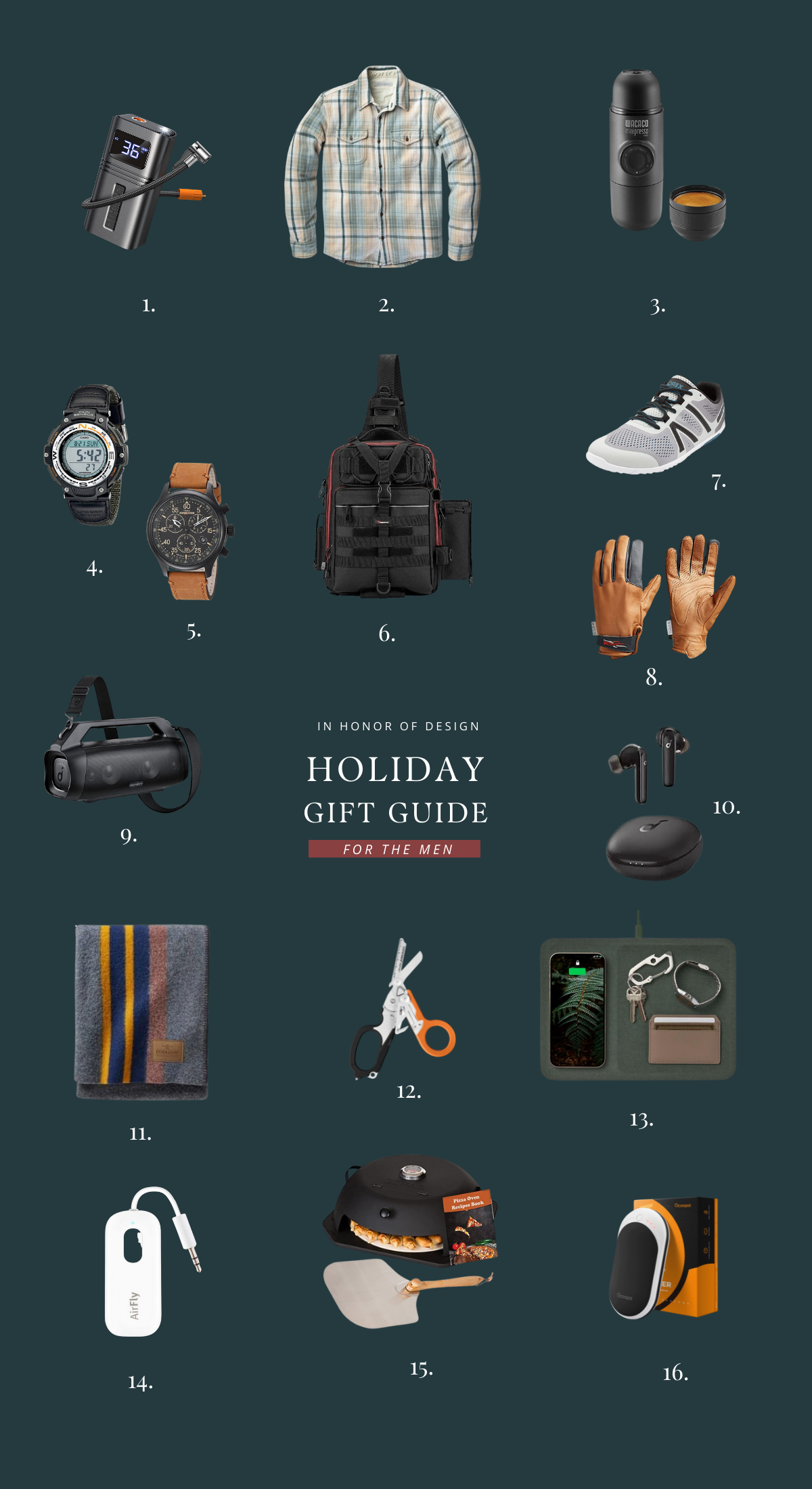 Holiday Gift Guide: For Him - In Honor Of Design