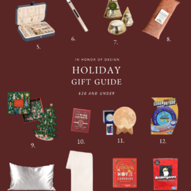 Holiday Gift Guide for Women - In Honor Of Design