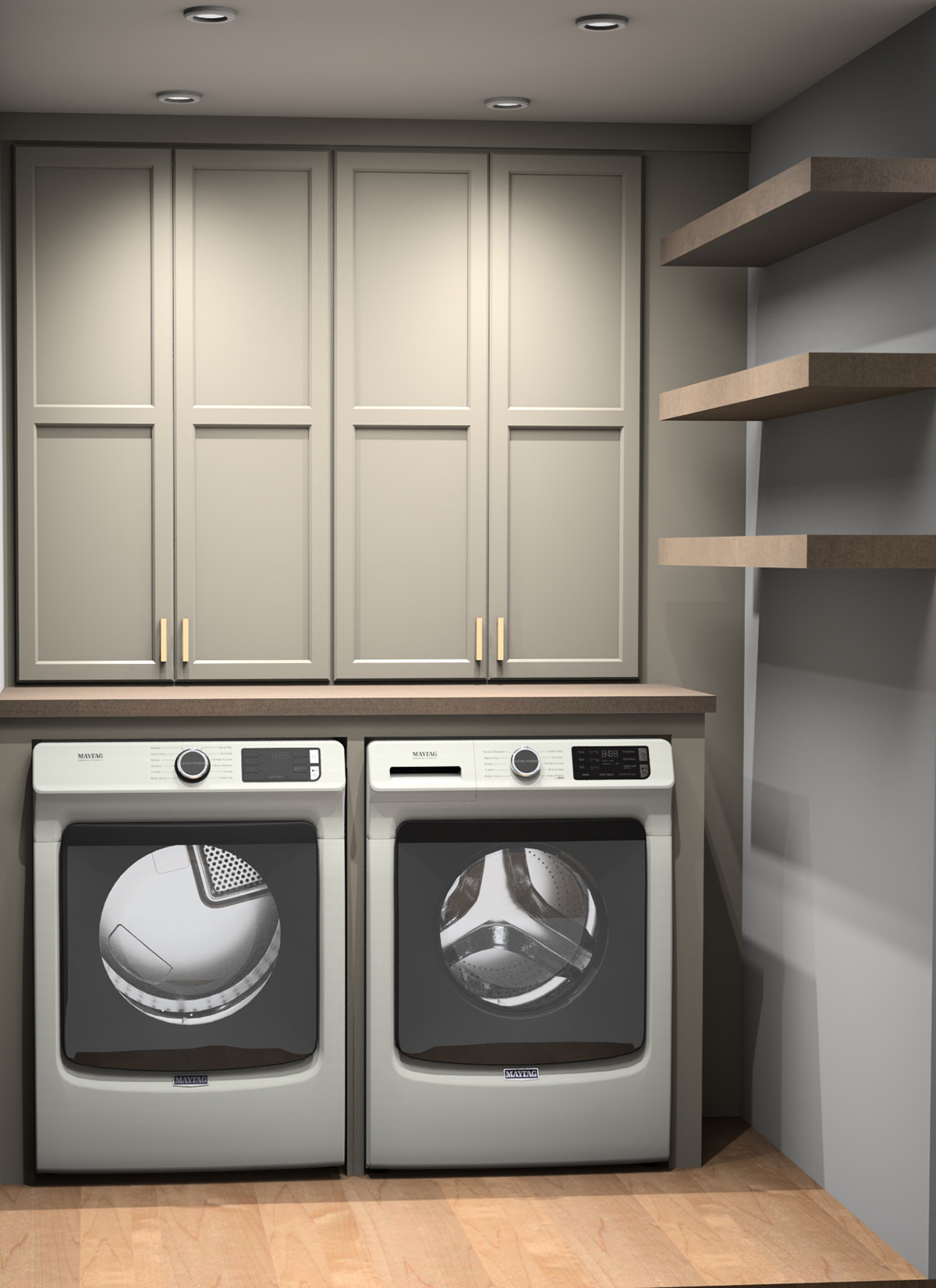 laundry room renderings