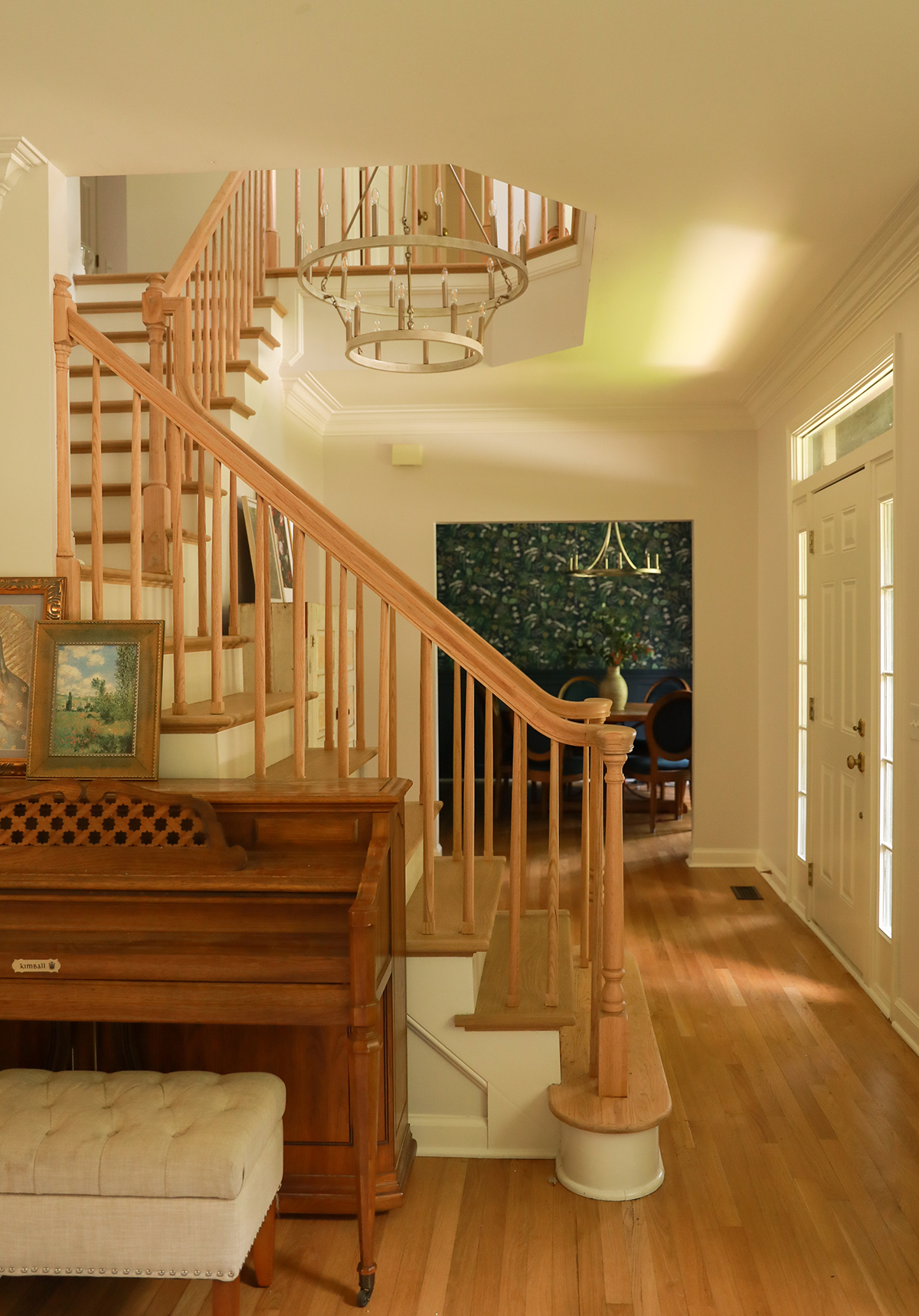 wooden staircases in houses