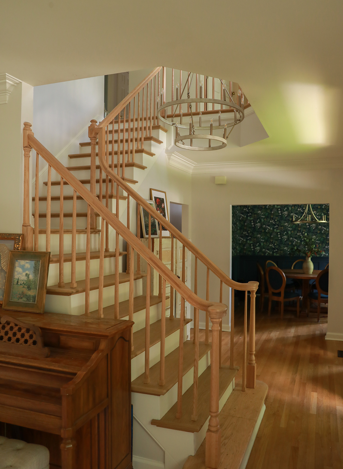 how to refinish staircase railings