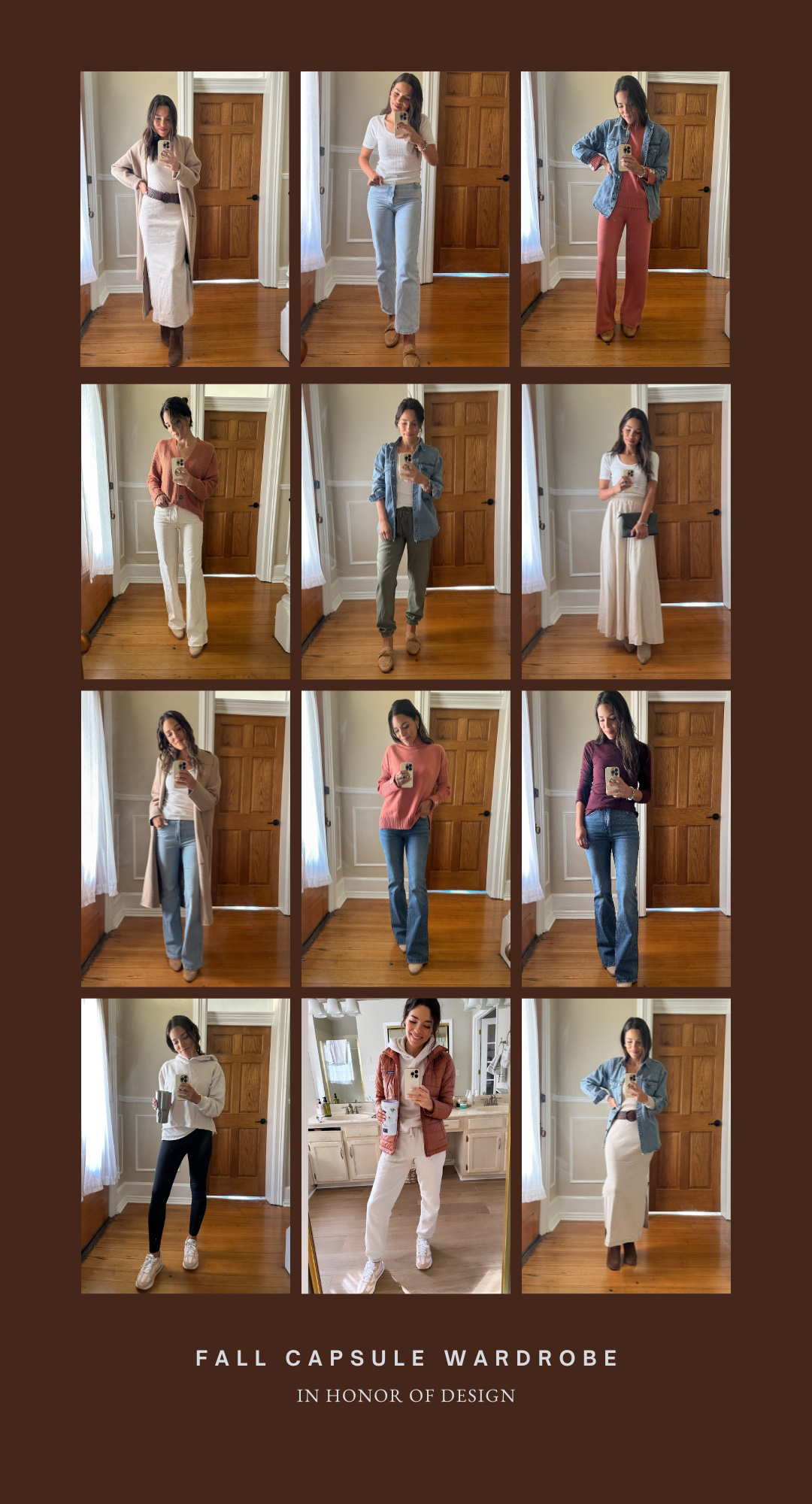 fall capsule wardrobe