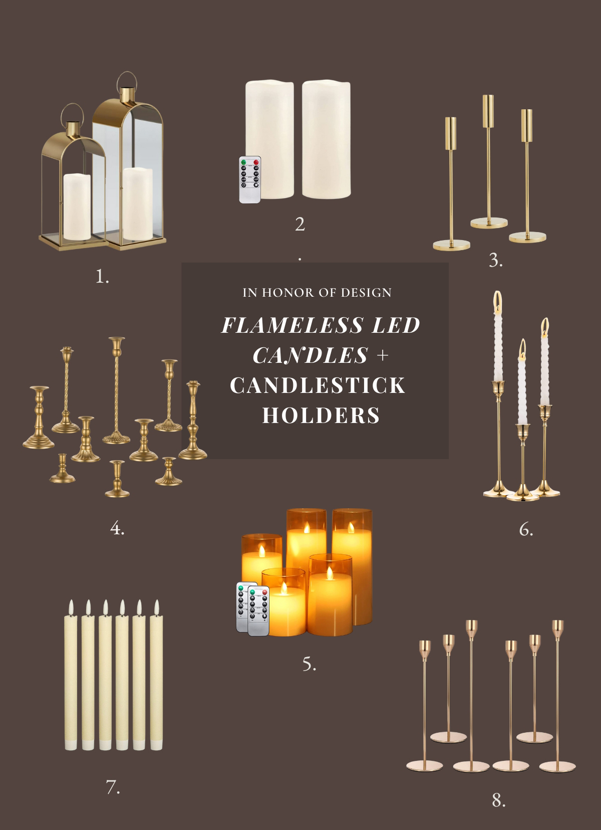 LED flameless candles 