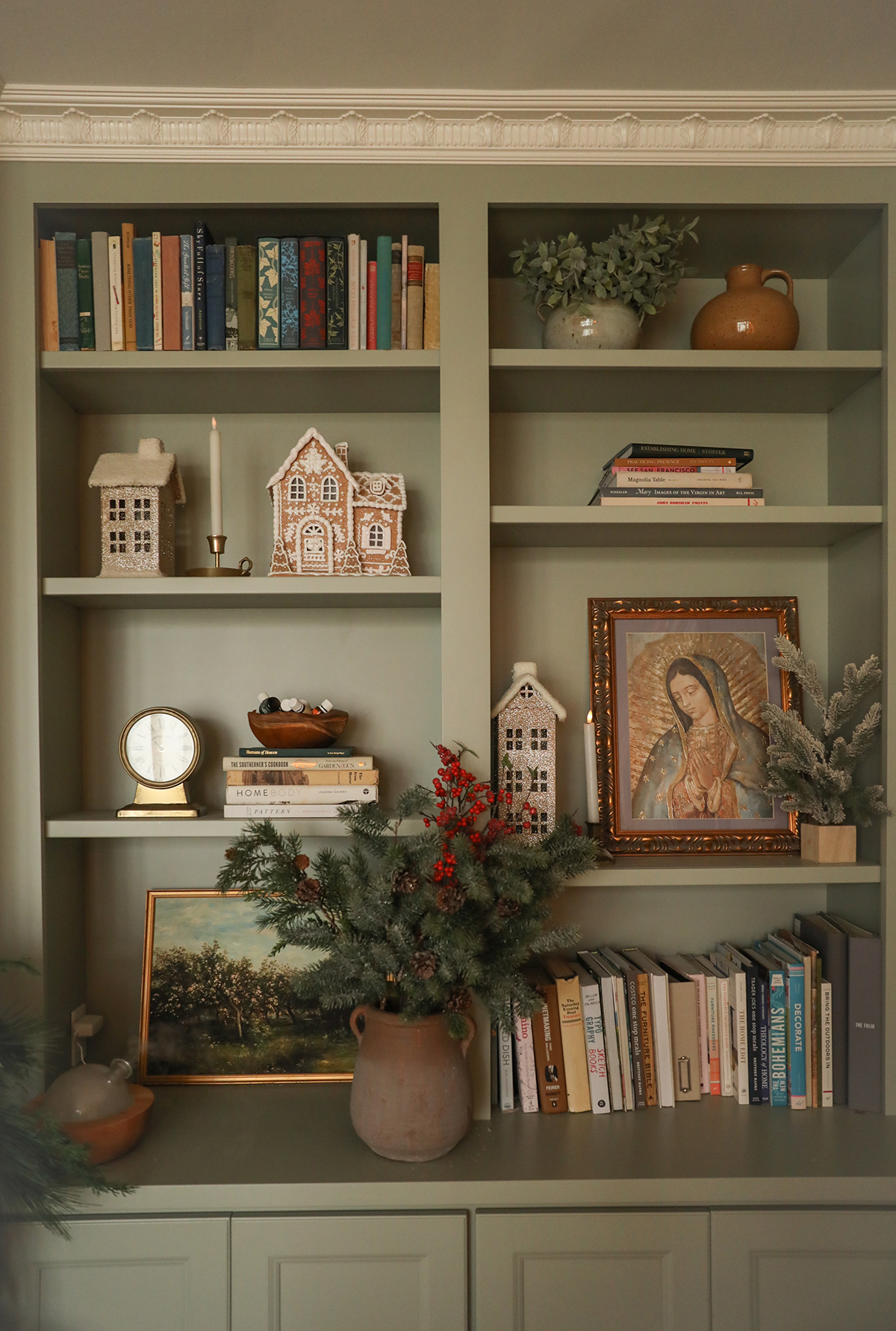 christmas decor living room our lady of guadalupe