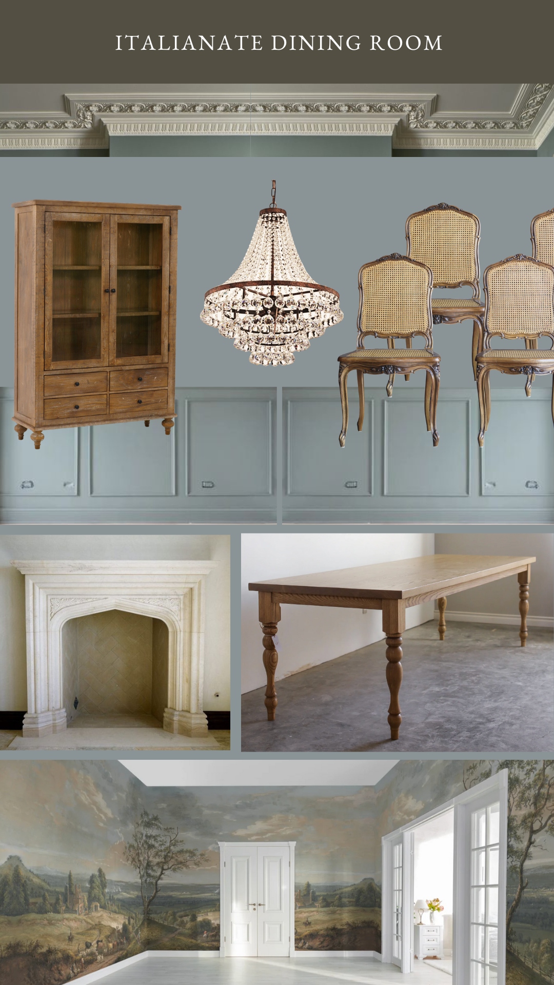 dining room moodboard