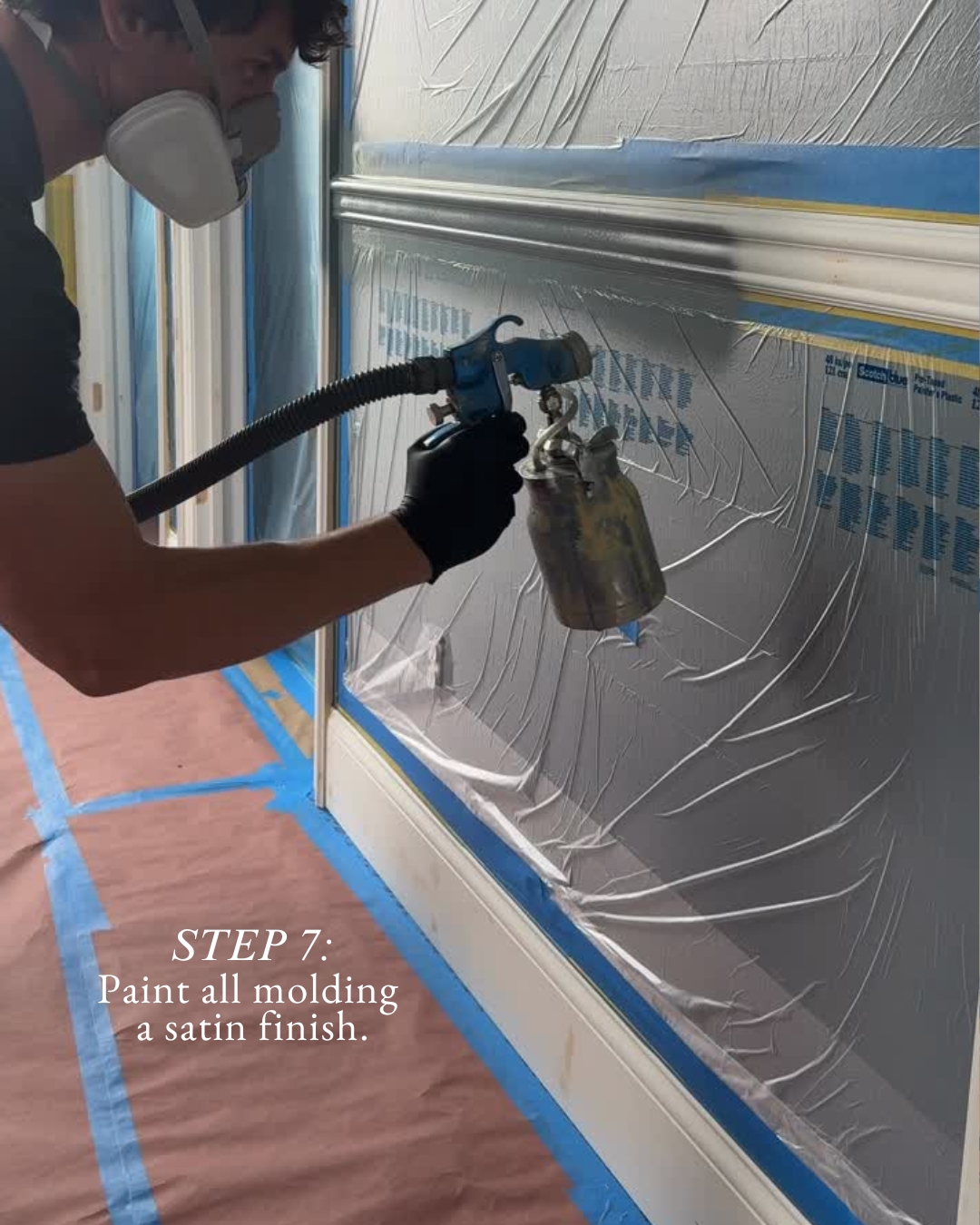 Build a room from scratch - paint molding 