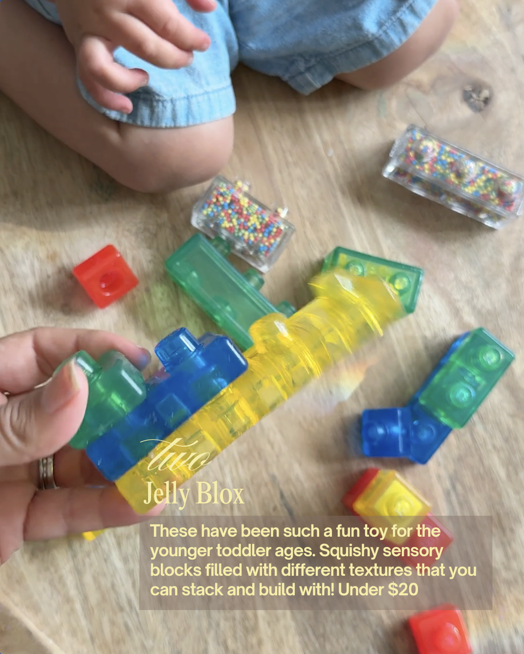 jelly blox squishy sensory duplos